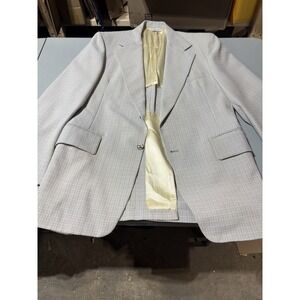 PBM Gray 2-Button Blazer Jacket MENS W/pants 32